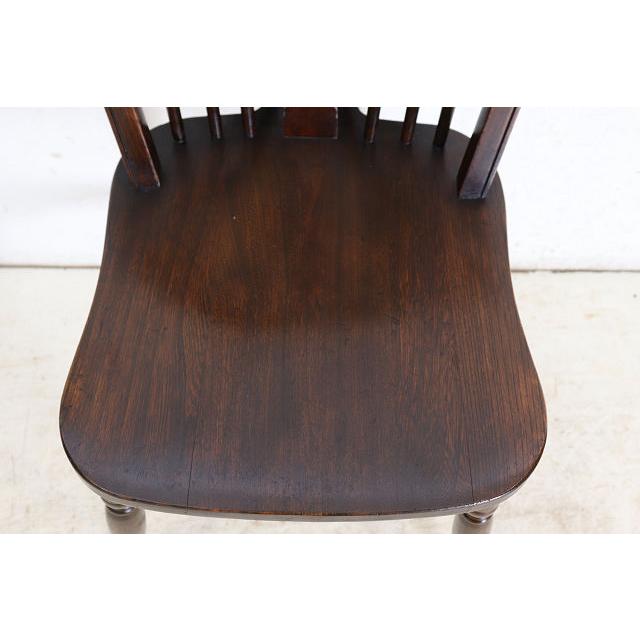 dn-42　1970年代イギリス製ビンテージ エルム ホイールバック ウインザーチェア キッチン ダイニング カントリー レトロ 椅子 いす イス（C） |  | 11