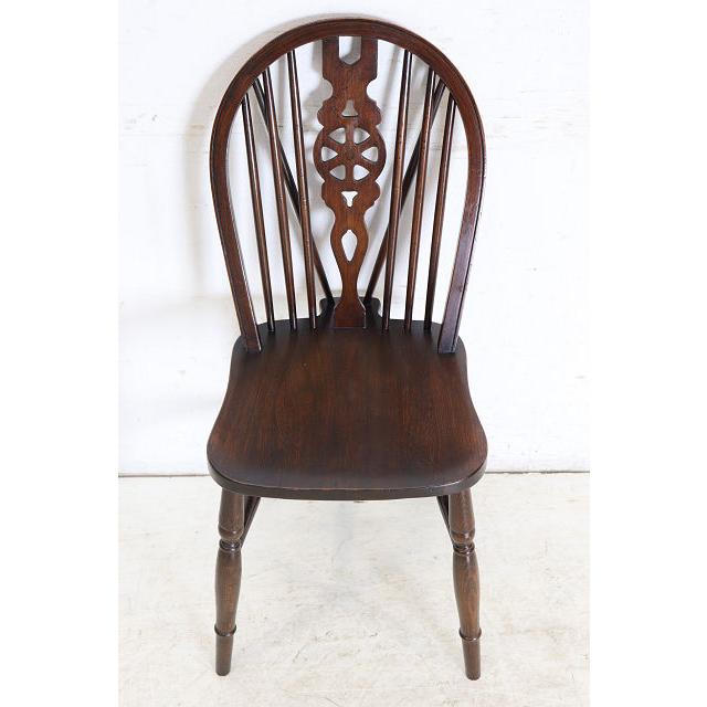 dn-42　1970年代イギリス製ビンテージ エルム ホイールバック ウインザーチェア キッチン ダイニング カントリー レトロ 椅子 いす イス（C） |  | 06