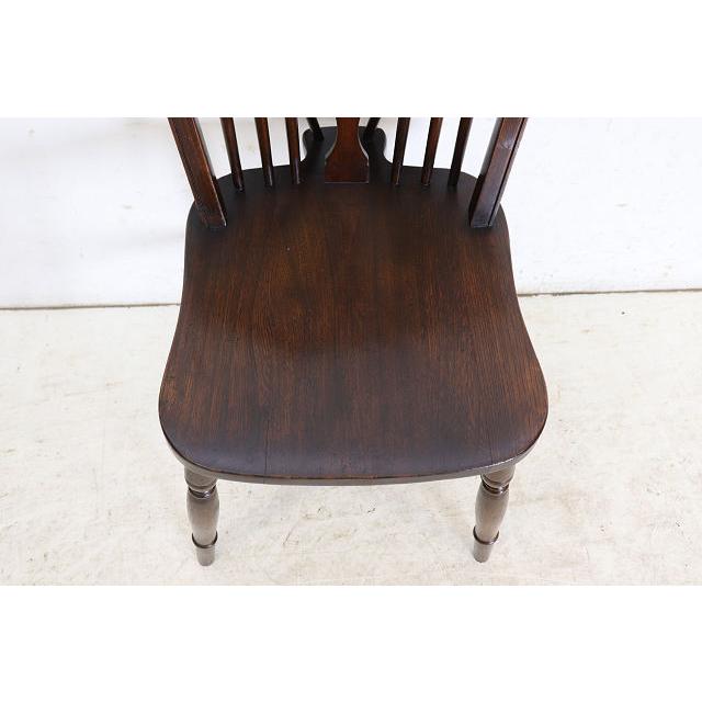 dn-42　1970年代イギリス製ビンテージ エルム ホイールバック ウインザーチェア キッチン ダイニング カントリー レトロ 椅子 いす イス（C） |  | 08