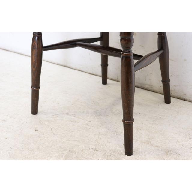 dn-43　1970年代イギリス製ビンテージ エルム ホイールバック ウインザーチェア キッチン ダイニング カントリー レトロ 椅子 いす イス（D） |  | 14