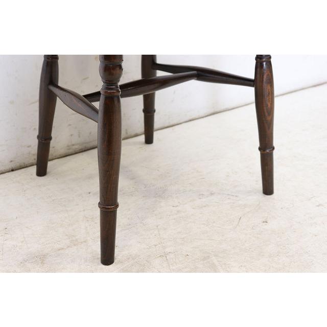 dn-43　1970年代イギリス製ビンテージ エルム ホイールバック ウインザーチェア キッチン ダイニング カントリー レトロ 椅子 いす イス（D） |  | 16