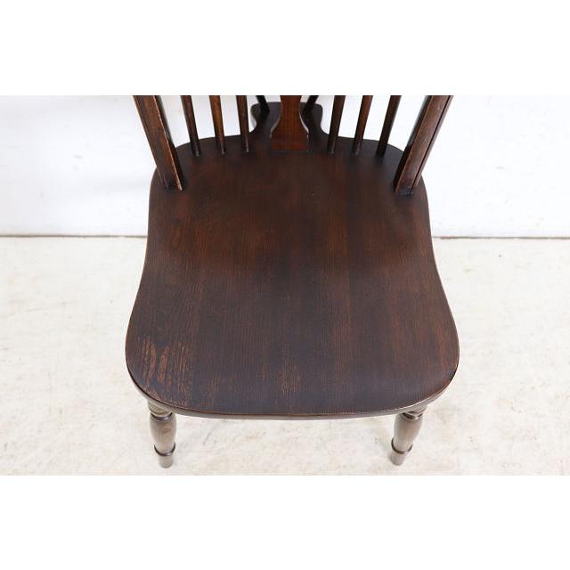 dn-43　1970年代イギリス製ビンテージ エルム ホイールバック ウインザーチェア キッチン ダイニング カントリー レトロ 椅子 いす イス（D） |  | 08