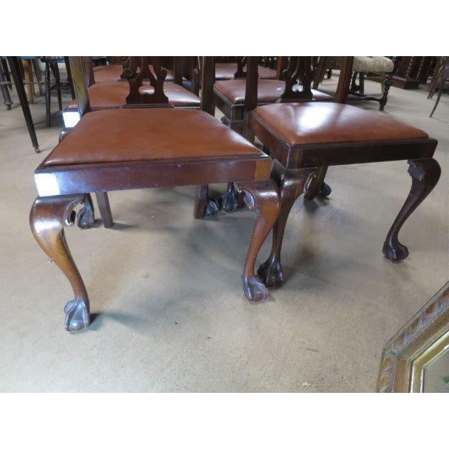 【送料無料】次回入荷予定｜1940年代 イギリス製 アンティーク マホガニー チッペンデール様式 ダイニングチェア6脚セット＜商品番号 dn-5＞ |  | 01