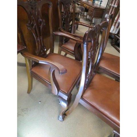 【送料無料】次回入荷予定｜1940年代 イギリス製 アンティーク マホガニー チッペンデール様式 ダイニングチェア6脚セット＜商品番号 dn-5＞ |  | 03