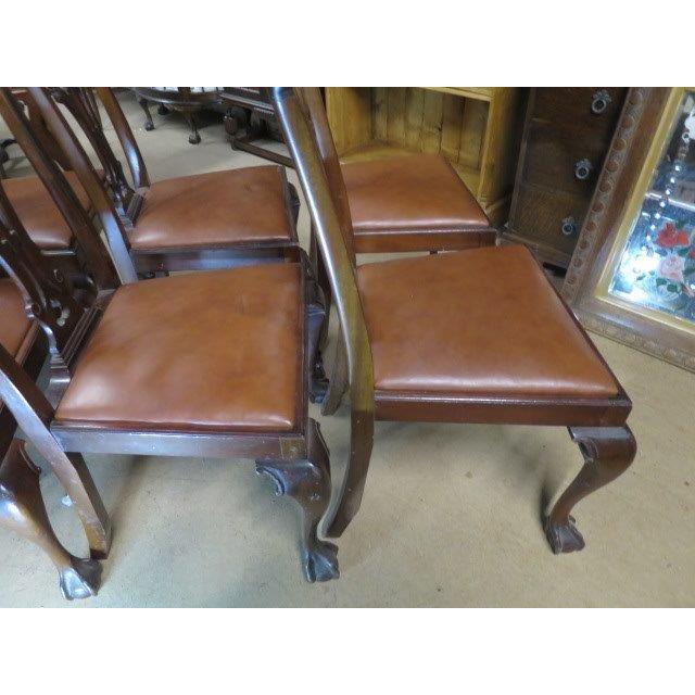 【送料無料】次回入荷予定｜1940年代 イギリス製 アンティーク マホガニー チッペンデール様式 ダイニングチェア6脚セット＜商品番号 dn-5＞ |  | 04