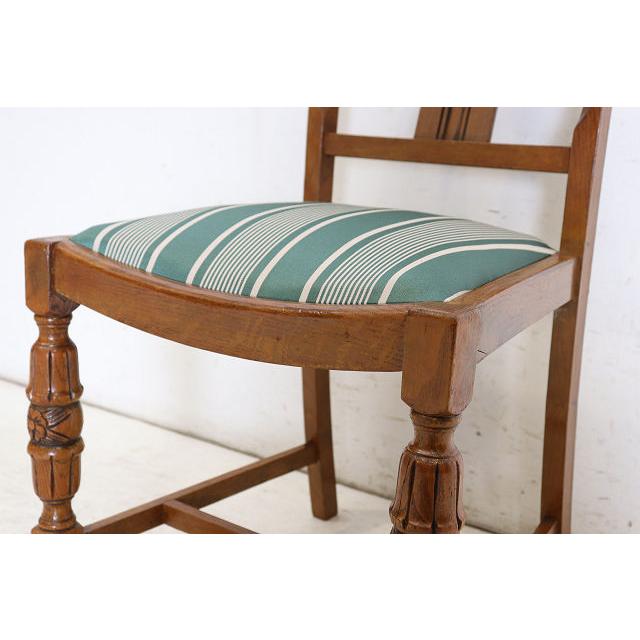 dn-8　1960年代イギリス製ビンテージ オーク ダブルカップレッグ ダイニングチェア 4脚セット 椅子 いす イス 小型 |  | 13