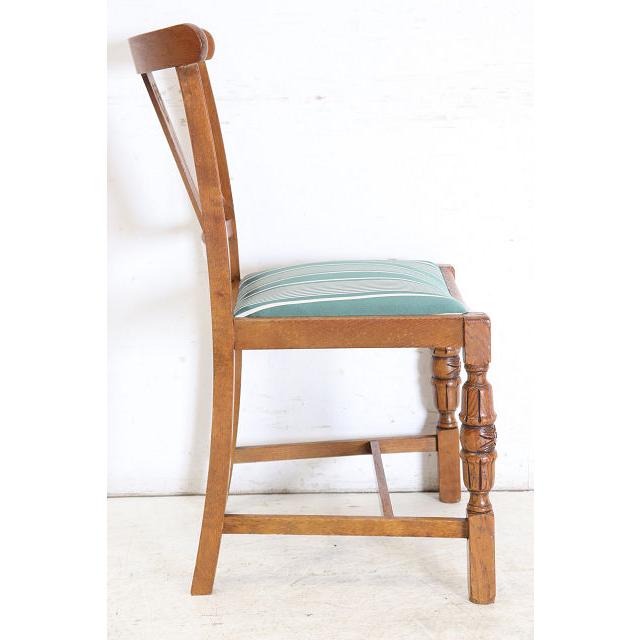 dn-8　1960年代イギリス製ビンテージ オーク ダブルカップレッグ ダイニングチェア 4脚セット 椅子 いす イス 小型 |  | 19