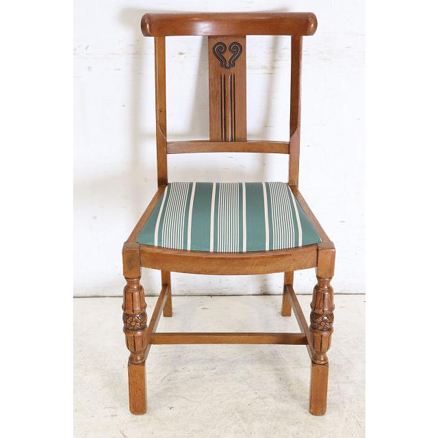 dn-8　1960年代イギリス製ビンテージ オーク ダブルカップレッグ ダイニングチェア 4脚セット 椅子 いす イス 小型 |  | 04