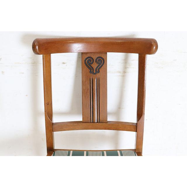 dn-8　1960年代イギリス製ビンテージ オーク ダブルカップレッグ ダイニングチェア 4脚セット 椅子 いす イス 小型 |  | 09