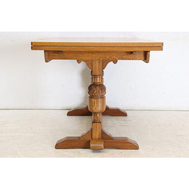 dt-15　1960年代イギリス製ビンテージ オーク Jaycee ジェイシー社 ドロップリーフ ダイニングテーブル ドローリーフテーブル 伸長式 送料無料 |  | 19