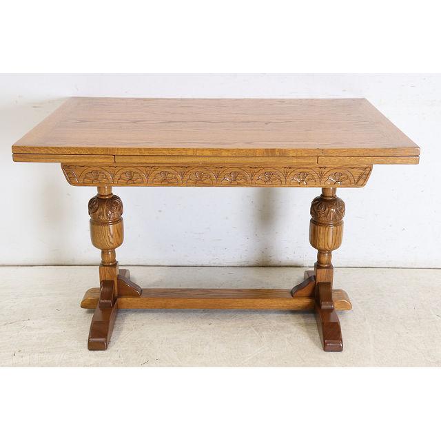 dt-15　1960年代イギリス製ビンテージ オーク Jaycee ジェイシー社 ドロップリーフ ダイニングテーブル ドローリーフテーブル 伸長式 送料無料 |  | 01