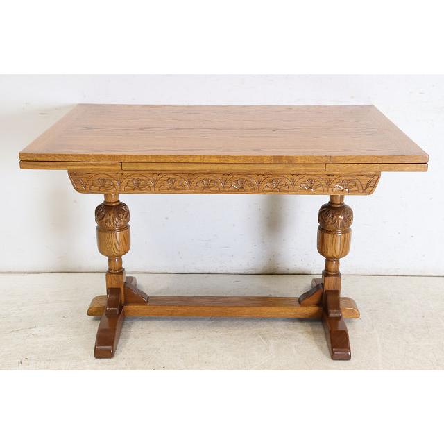 dt-15　1960年代イギリス製ビンテージ オーク Jaycee ジェイシー社 ドロップリーフ ダイニングテーブル ドローリーフテーブル 伸長式 送料無料 |  | 03