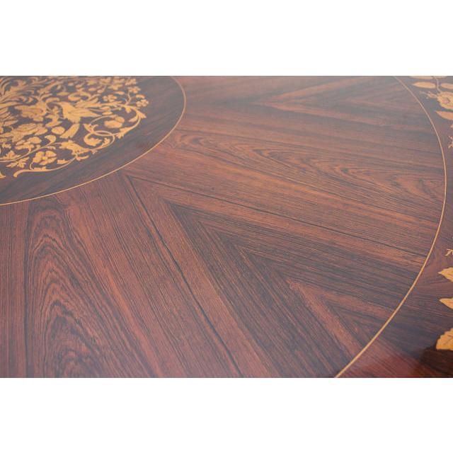 dt-22　1880年代イギリス製アンティーク　ビクトリアン　ローズウッド　チップトップアップ　ラウンド　インレイド　ダイニングテーブル |  | 10