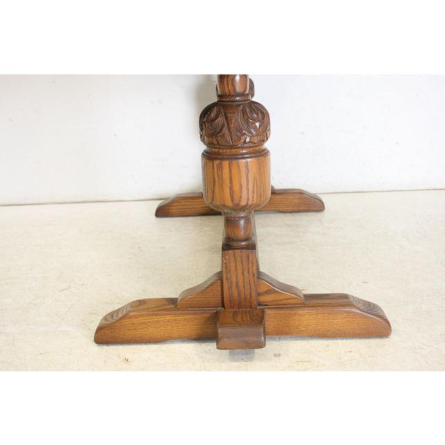 dt-8　1960年代イギリス製ビンテージ　オーク　Jaycee　ジェイシ―　ドロップリーフ　ダイニングテーブル　ドローリーフテーブル　伸長式 |  | 19