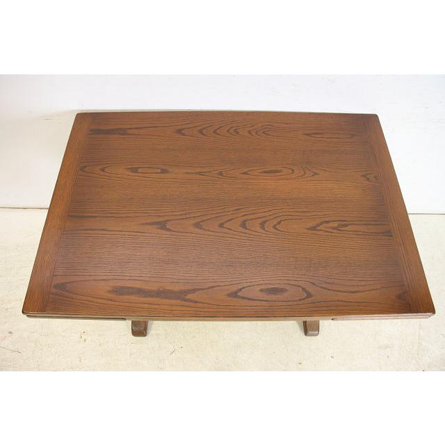 dt-8　1960年代イギリス製ビンテージ　オーク　Jaycee　ジェイシ―　ドロップリーフ　ダイニングテーブル　ドローリーフテーブル　伸長式 |  | 03