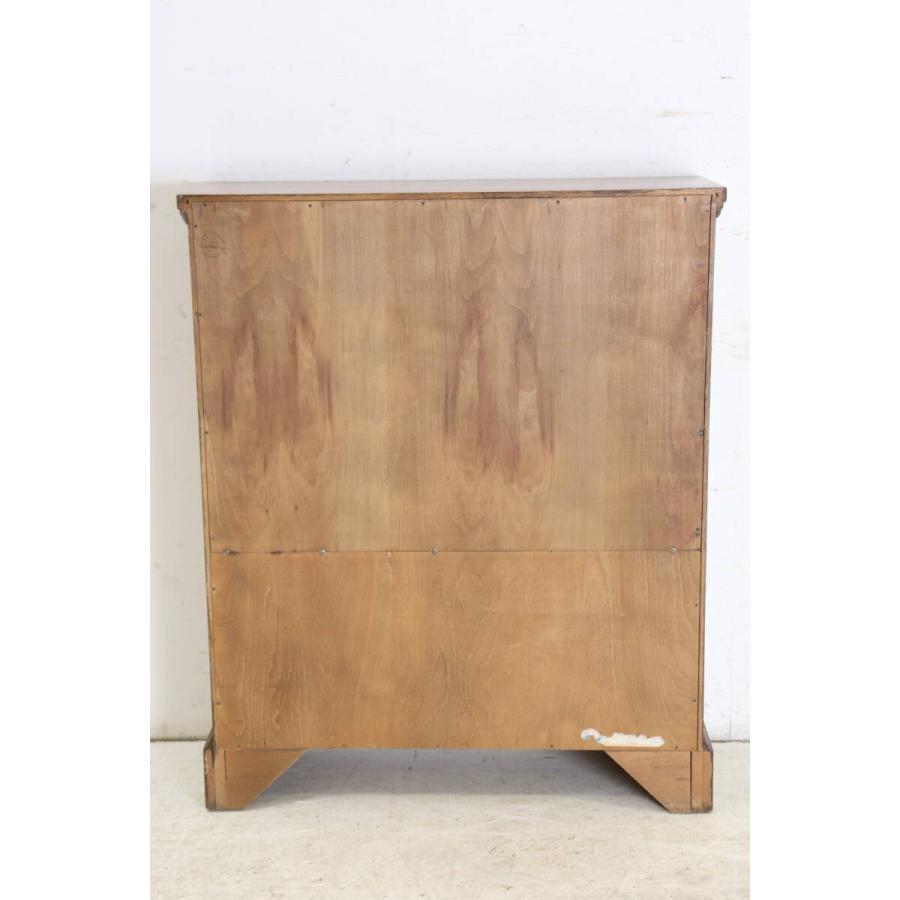 英国製 1970年代 Jaycee Furniture 無垢オーク材 リードガラス ブックケース 本棚 書棚 キャビネット 飾り棚 アンティーク家具 (G-44) |  | 10