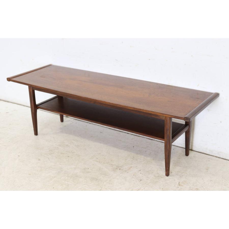 1960年代 チーク材 北欧ミッドセンチュリー センターテーブル コーヒーテーブル ローテーブル 下棚付き ヴィンテージ家具 (G-49) |  | 03