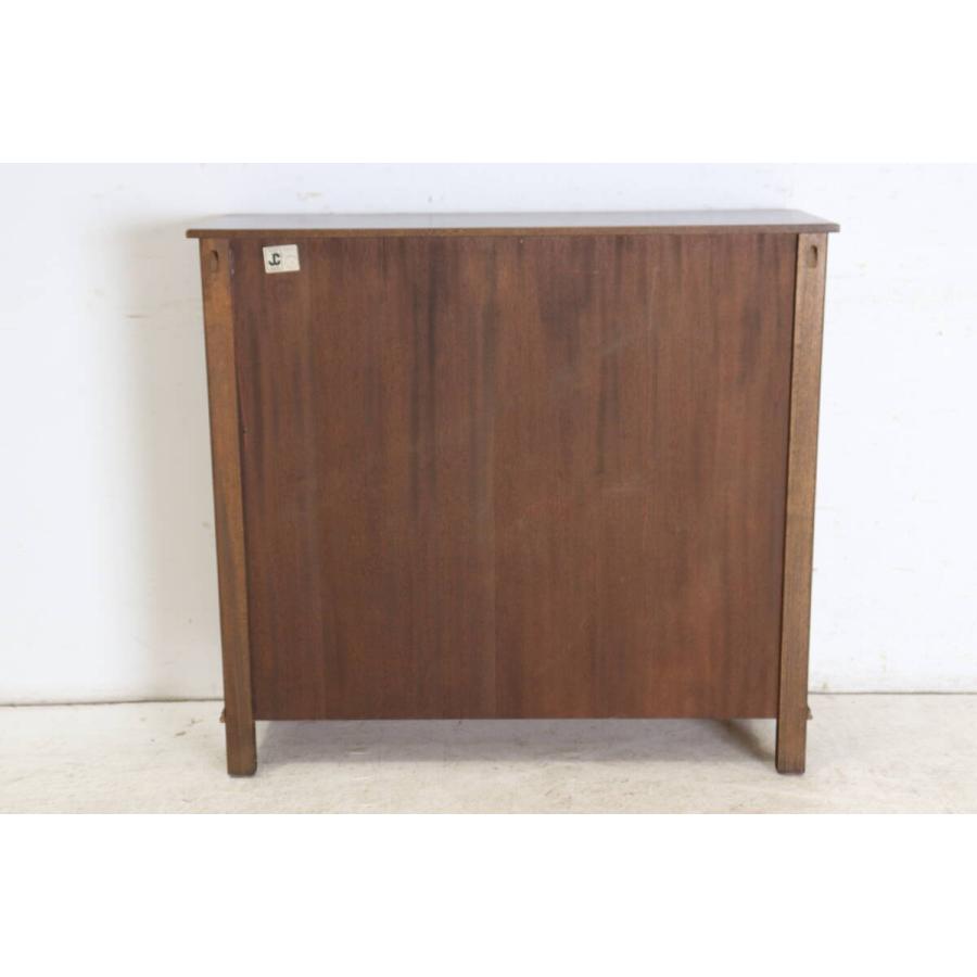 英国製 1970年代 Jaycee Furniture ジェイシー オーク材 ステンドグラス ブックケース ガラスキャビネット 飾り棚 アンティーク家具 (G-64) |  | 10