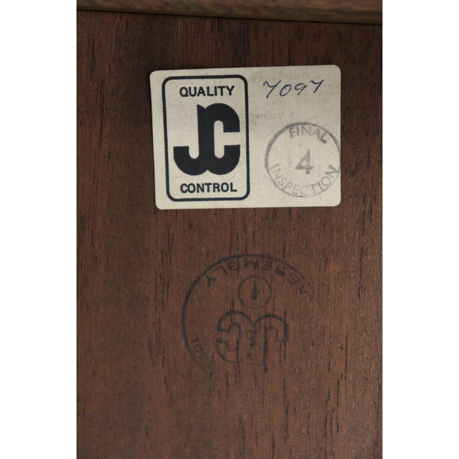 英国製 1970年代 Jaycee Furniture ジェイシー オーク材 ステンドグラス ブックケース ガラスキャビネット 飾り棚 アンティーク家具 (G-64) |  | 02