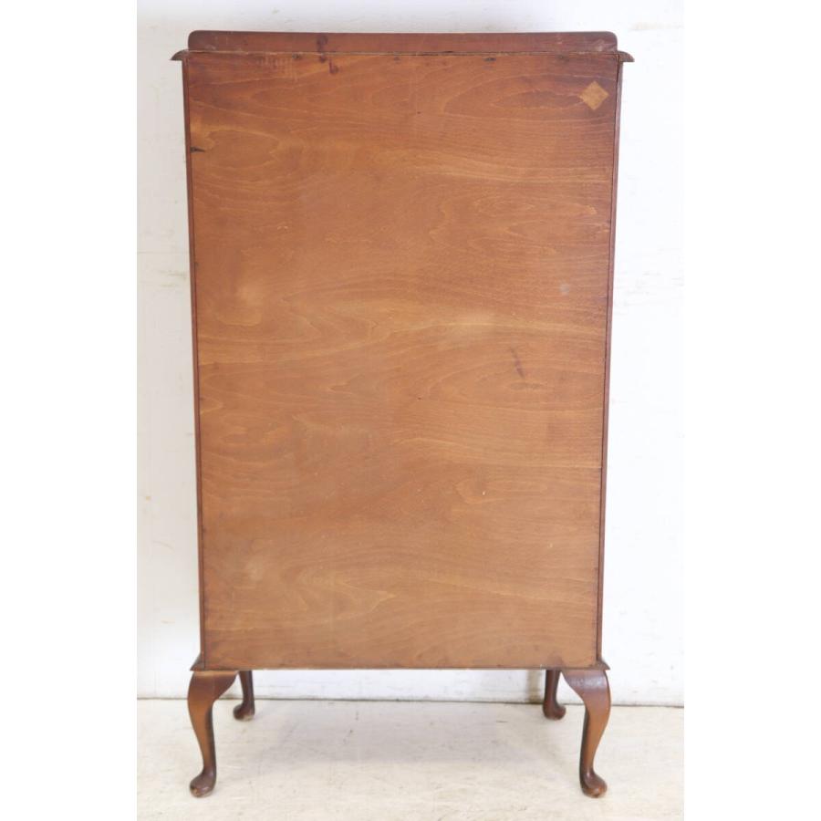 英国アンティーク家具 1930年代 マホガニー材 アールデコ様式 ガラスキャビネット ショーケース コレクションケース 猫脚 飾り棚 英国製 (G-8) |  | 10