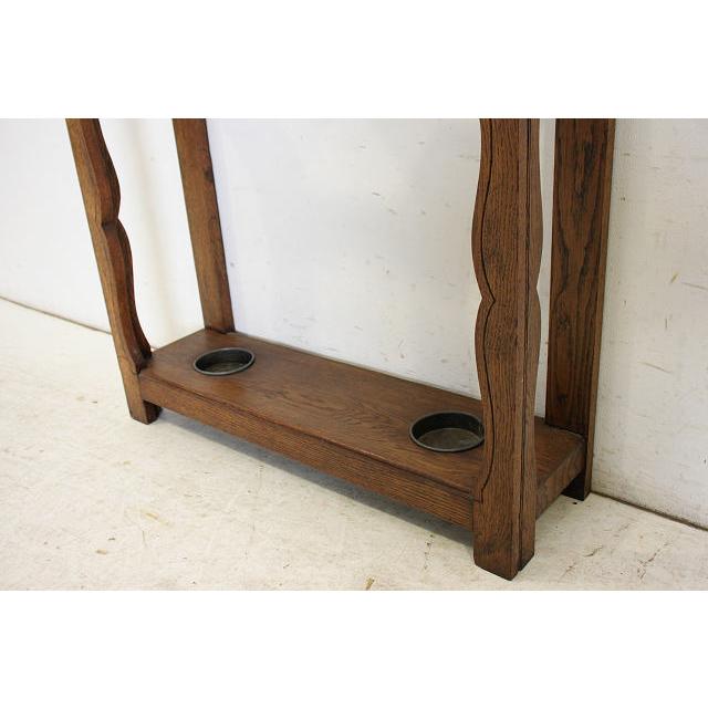 hs-6　1890年代 イギリス製 アンティーク　ビクトリアン　オーク　鏡付き　ホールスタンド　コートハンガー |  | 06