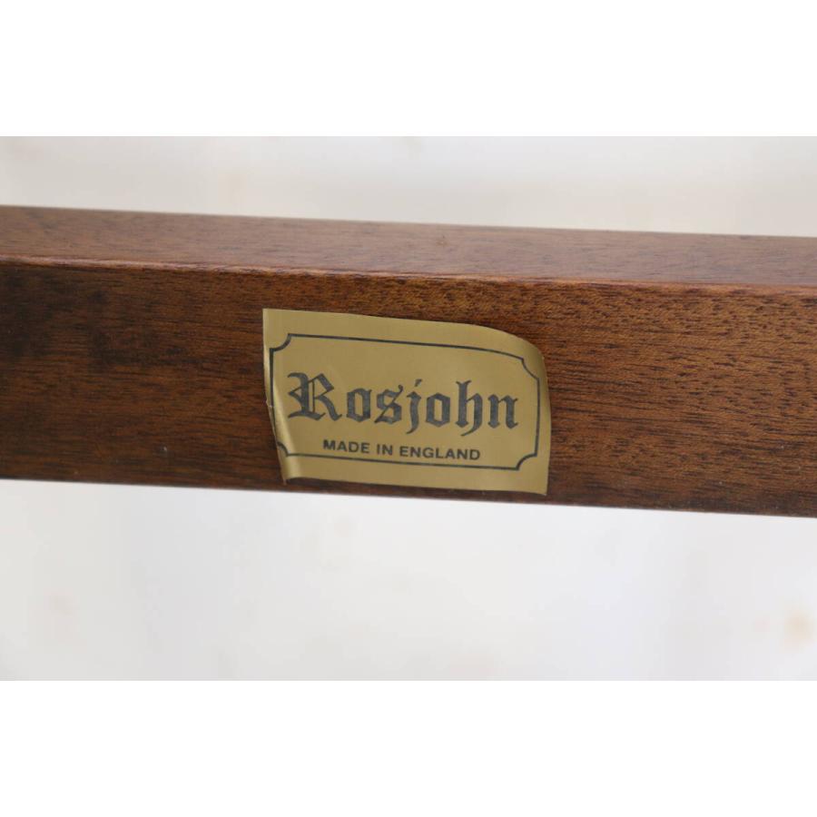 【Rosjhon】1970年代 英国 マホガニー リージェンシー アームチェア 花柄ストライプ ビンテージ イギリスの椅子 クラシカル (C) md-40 |  | 02