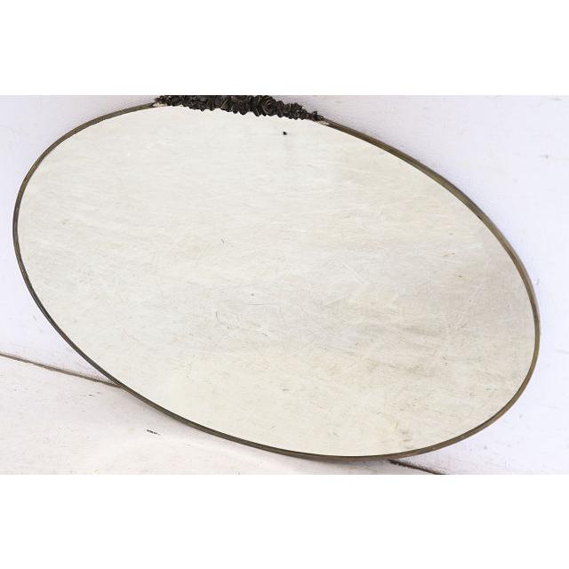 mr-11　1930年代イギリス製アンティーク アールデコ バラのデザイン ウォールミラー 壁掛け鏡 モダン ネオクラシック 楕円 送料無料 |  | 12