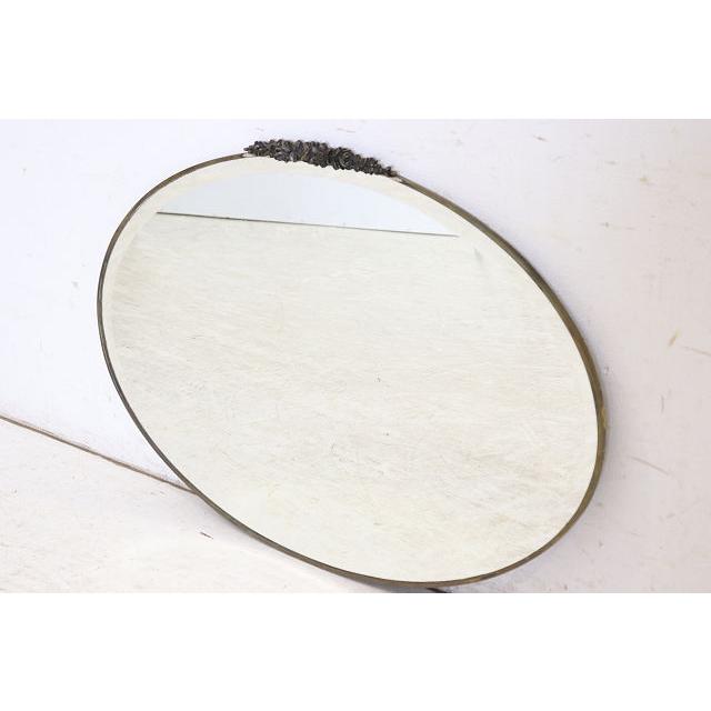 mr-11　1930年代イギリス製アンティーク アールデコ バラのデザイン ウォールミラー 壁掛け鏡 モダン ネオクラシック 楕円 送料無料 |  | 02