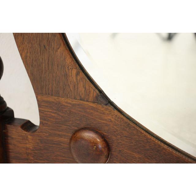 mr-2　1920年代イギリス製アンティーク　ヴィクトリアン　オーク　バリーシュガーツイスト　ウォールミラー　壁掛け鏡 |  | 19