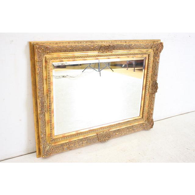 mr-5　1940年代イギリス製アンティーク　ビクトリアンスタイル　ギルト　スクエア　四角　ウォールミラー　壁掛け鏡 |  | 18