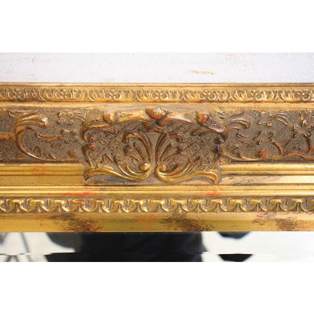 mr-5　1940年代イギリス製アンティーク　ビクトリアンスタイル　ギルト　スクエア　四角　ウォールミラー　壁掛け鏡 |  | 06