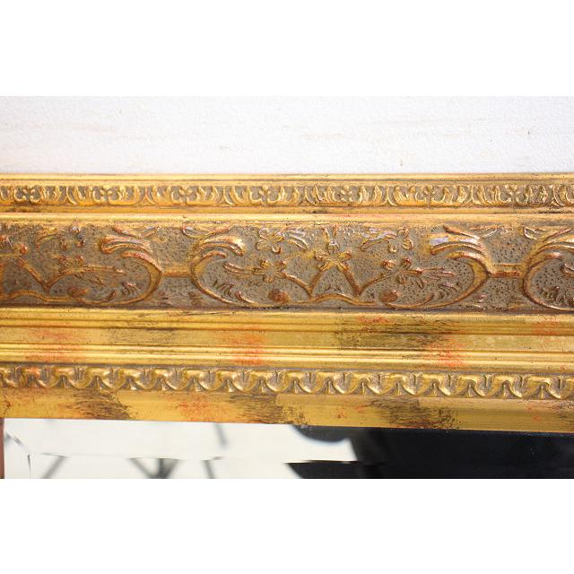 mr-5　1940年代イギリス製アンティーク　ビクトリアンスタイル　ギルト　スクエア　四角　ウォールミラー　壁掛け鏡 |  | 08