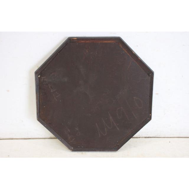 mr-9　1930年代イギリス製アンティーク　オーク　八角　彫刻　壁掛け鏡　ウォールミラー　 |  | 17