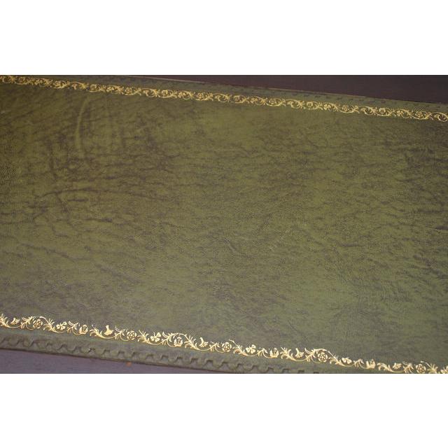 nd-14　1970年代 イギリス製 ビンテージ　マホガニー　ジョージアンスタイル　レザートップ　スモール　ニーホールデスク　机 |  | 07