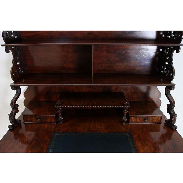 nd-2　1880年代イギリス製 アンティーク　ビクトリアン　ウォルナット　オープン　デスク　机　ライティングテーブル |  | 12