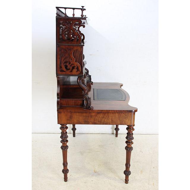 nd-2　1880年代イギリス製 アンティーク　ビクトリアン　ウォルナット　オープン　デスク　机　ライティングテーブル |  | 19