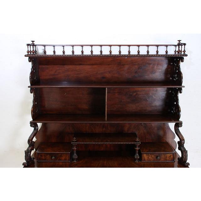 nd-2　1880年代イギリス製 アンティーク　ビクトリアン　ウォルナット　オープン　デスク　机　ライティングテーブル |  | 04