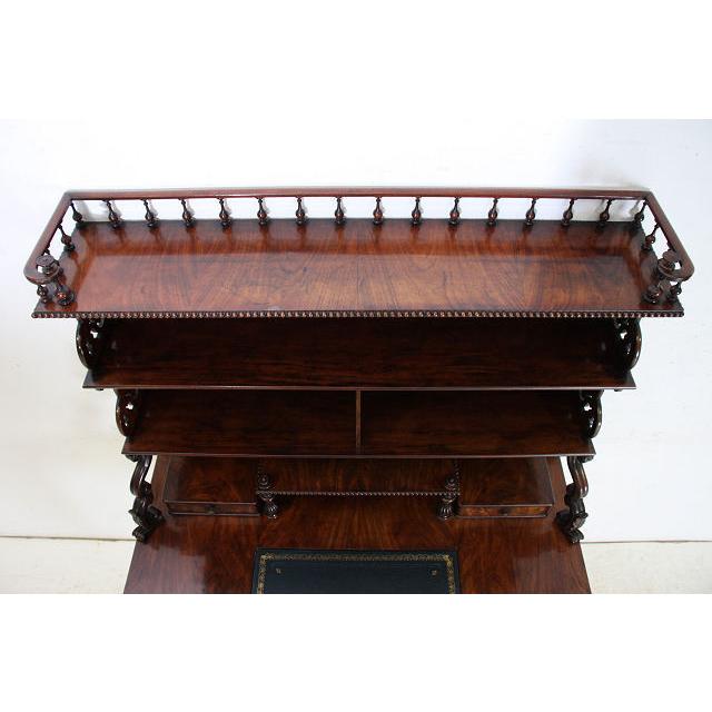 nd-2　1880年代イギリス製 アンティーク　ビクトリアン　ウォルナット　オープン　デスク　机　ライティングテーブル |  | 07