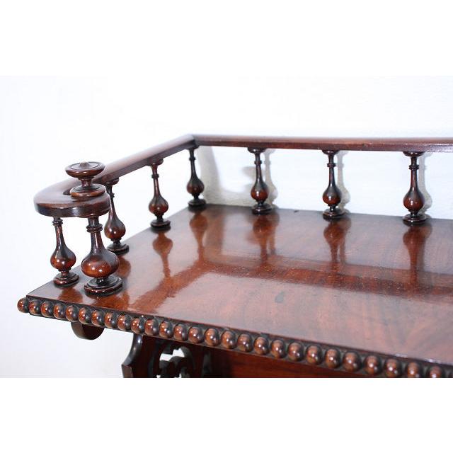 nd-2　1880年代イギリス製 アンティーク　ビクトリアン　ウォルナット　オープン　デスク　机　ライティングテーブル |  | 08