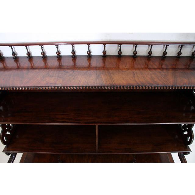 nd-2　1880年代イギリス製 アンティーク　ビクトリアン　ウォルナット　オープン　デスク　机　ライティングテーブル |  | 09