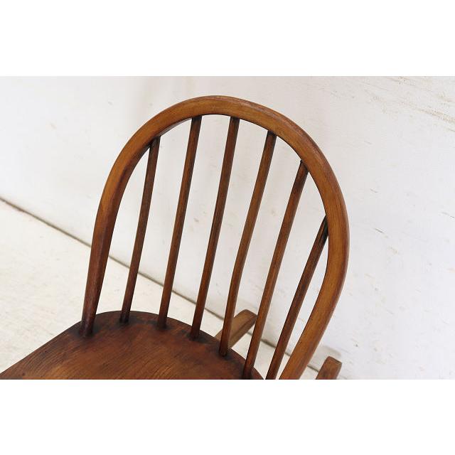 rc-1　1950年代イギリス製ビンテージ エルム ボウバック ロッキングチェア 楽椅子 カントリー キッチンチェア イス いす 店舗什器 送料無料 |  | 11