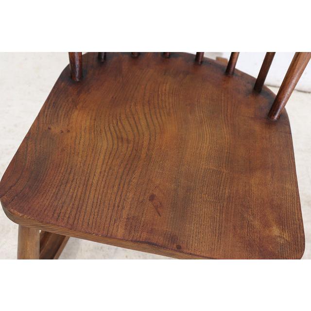 rc-1　1950年代イギリス製ビンテージ エルム ボウバック ロッキングチェア 楽椅子 カントリー キッチンチェア イス いす 店舗什器 送料無料 |  | 12