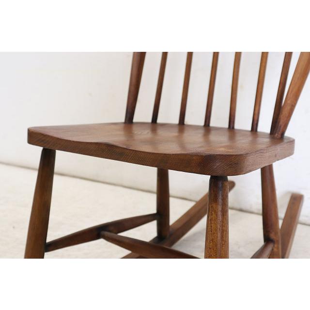 rc-1　1950年代イギリス製ビンテージ エルム ボウバック ロッキングチェア 楽椅子 カントリー キッチンチェア イス いす 店舗什器 送料無料 |  | 13