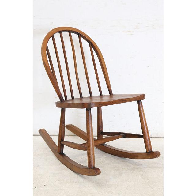 rc-1　1950年代イギリス製ビンテージ エルム ボウバック ロッキングチェア 楽椅子 カントリー キッチンチェア イス いす 店舗什器 送料無料 |  | 18