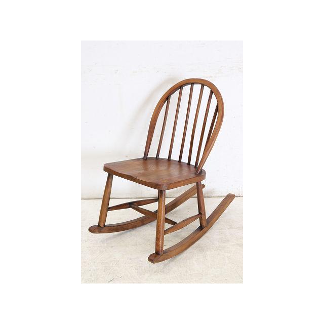 rc-1　1950年代イギリス製ビンテージ エルム ボウバック ロッキングチェア 楽椅子 カントリー キッチンチェア イス いす 店舗什器 送料無料 |  | 01