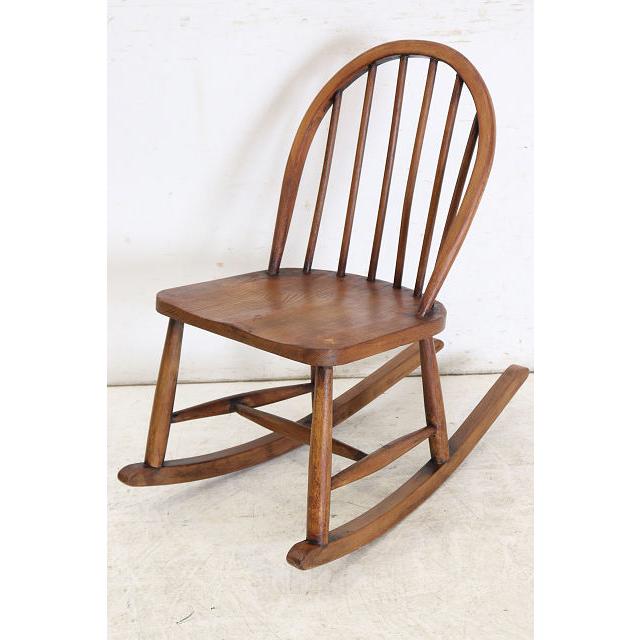 rc-1　1950年代イギリス製ビンテージ エルム ボウバック ロッキングチェア 楽椅子 カントリー キッチンチェア イス いす 店舗什器 送料無料 |  | 06