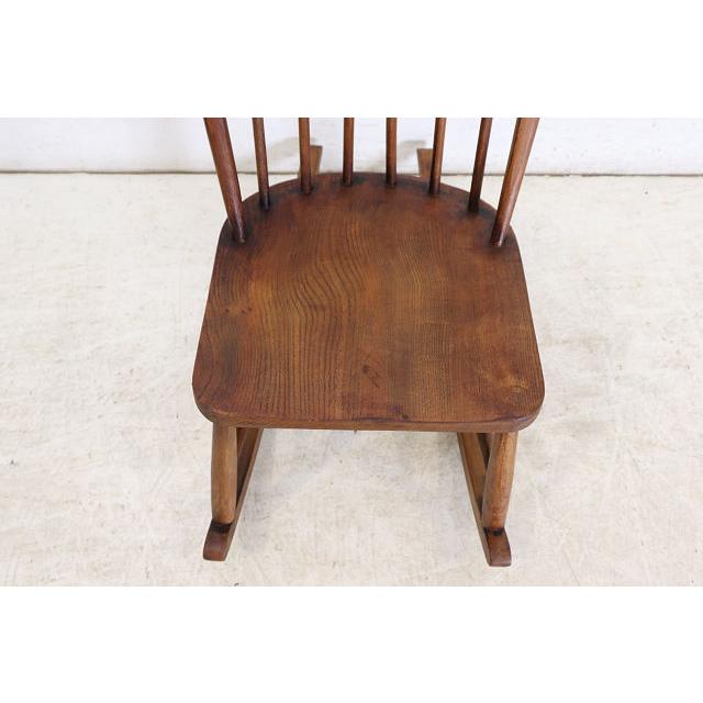 rc-1　1950年代イギリス製ビンテージ エルム ボウバック ロッキングチェア 楽椅子 カントリー キッチンチェア イス いす 店舗什器 送料無料 |  | 08