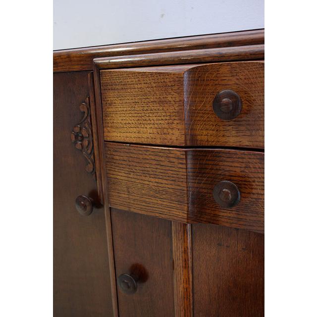 sb-10　1950年代イギリス製ヴィンテージ　オーク　アールデコ　C.W.S Ltd　サイドボード　バッフェ　リビング家具 |  | 12