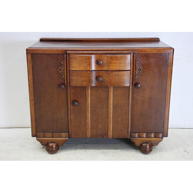 sb-10　1950年代イギリス製ヴィンテージ　オーク　アールデコ　C.W.S Ltd　サイドボード　バッフェ　リビング家具 |  | 01