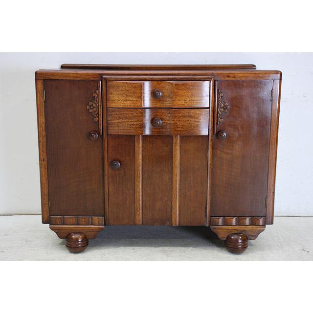 sb-10　1950年代イギリス製ヴィンテージ　オーク　アールデコ　C.W.S Ltd　サイドボード　バッフェ　リビング家具 |  | 03